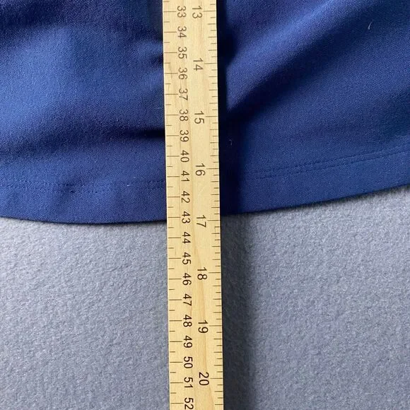 Adidas Golf Skirt Skort Women Size SL Navy 5 Pockets - Picture 9 of 11